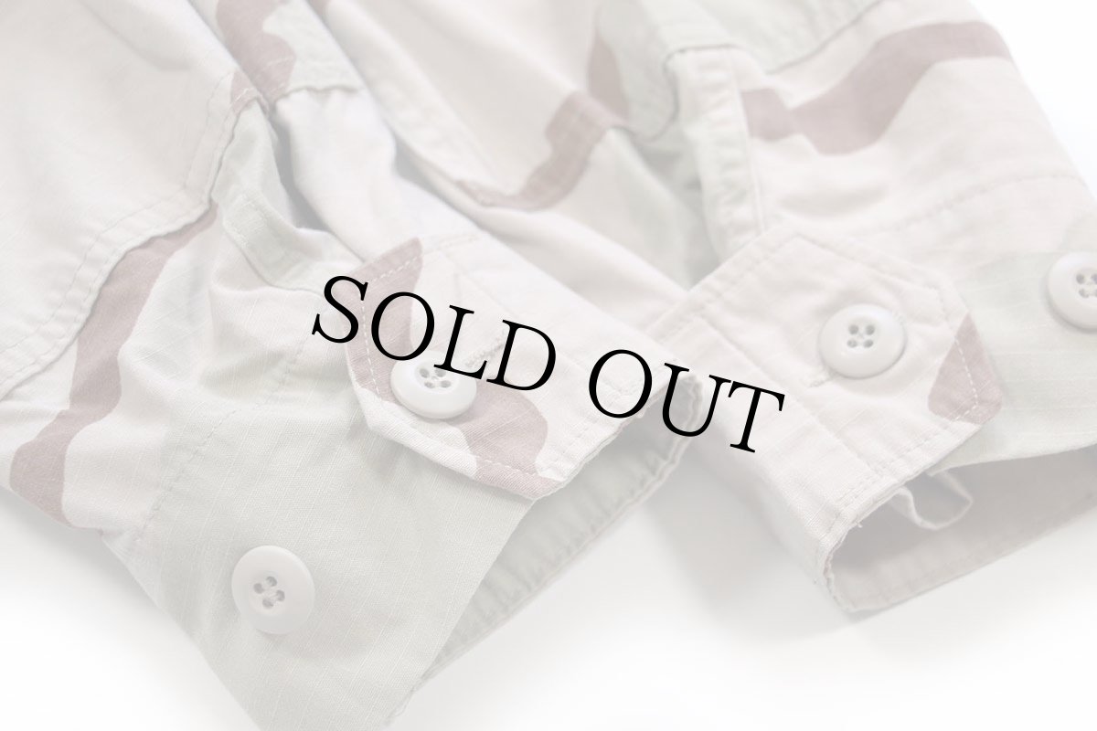 画像5: 90s 米軍 U.S.ARMY AIRBORNE パッチ付き デザートカモ BDU ジャケット S-S (5)