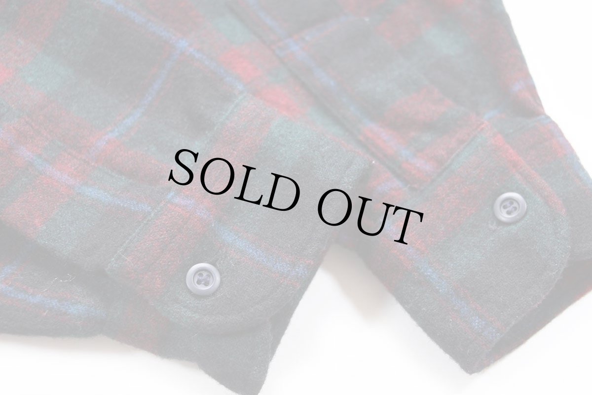 画像6: 70s USA製 PENDLETONペンドルトン タータンチェック ウールシャツ S (6)