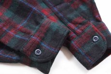 画像6: 70s USA製 PENDLETONペンドルトン タータンチェック ウールシャツ S (6)