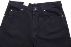 画像4: デッドストック★00s メキシコ製 Wranglerラングラー ブラック デニムパンツ W36 L32 (4)