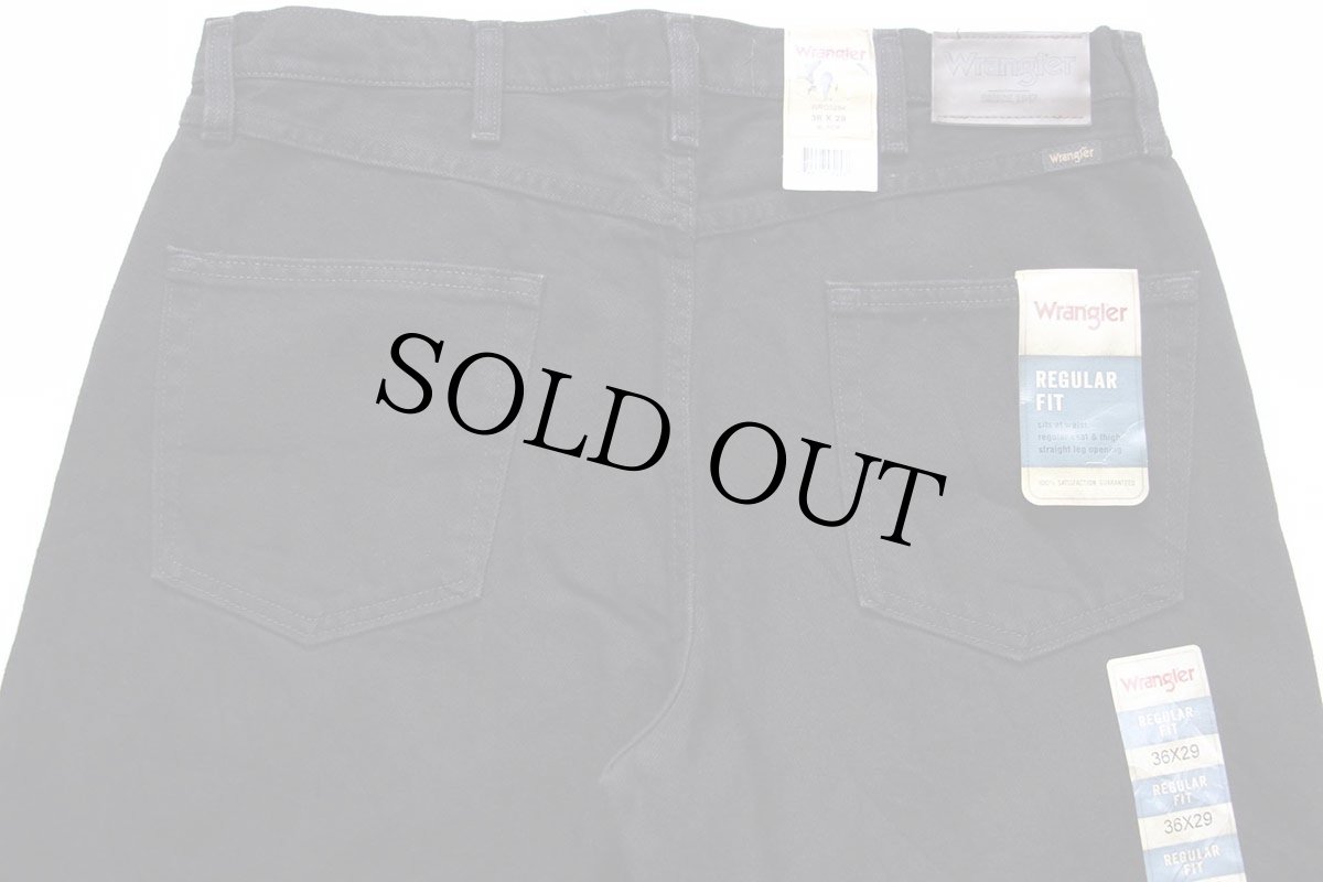 画像5: デッドストック★00s メキシコ製 Wranglerラングラー ブラック デニムパンツ W36 L29 (5)