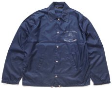画像1: 70s Championチャンピオン ランタグ Hamm's Beer Bear マスコット ナイロン コーチジャケット 紺 (1)