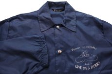 画像3: 70s Championチャンピオン ランタグ Hamm's Beer Bear マスコット ナイロン コーチジャケット 紺 (3)