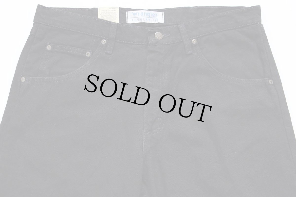 画像4: デッドストック★00s メキシコ製 Wranglerラングラー ブラック デニムパンツ W36 L29 (4)