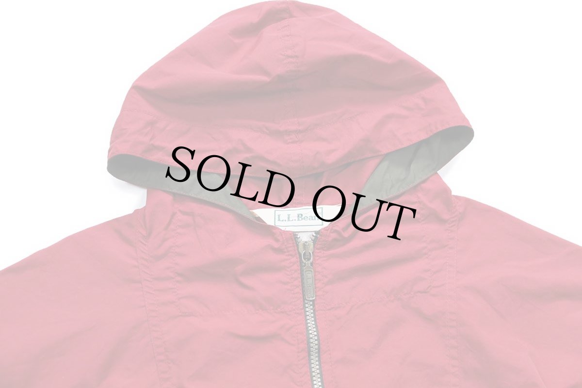 画像3: 90s L.L.Bean チロリアンテープ マルチカラー ナイロン アノラックパーカー W-M (3)