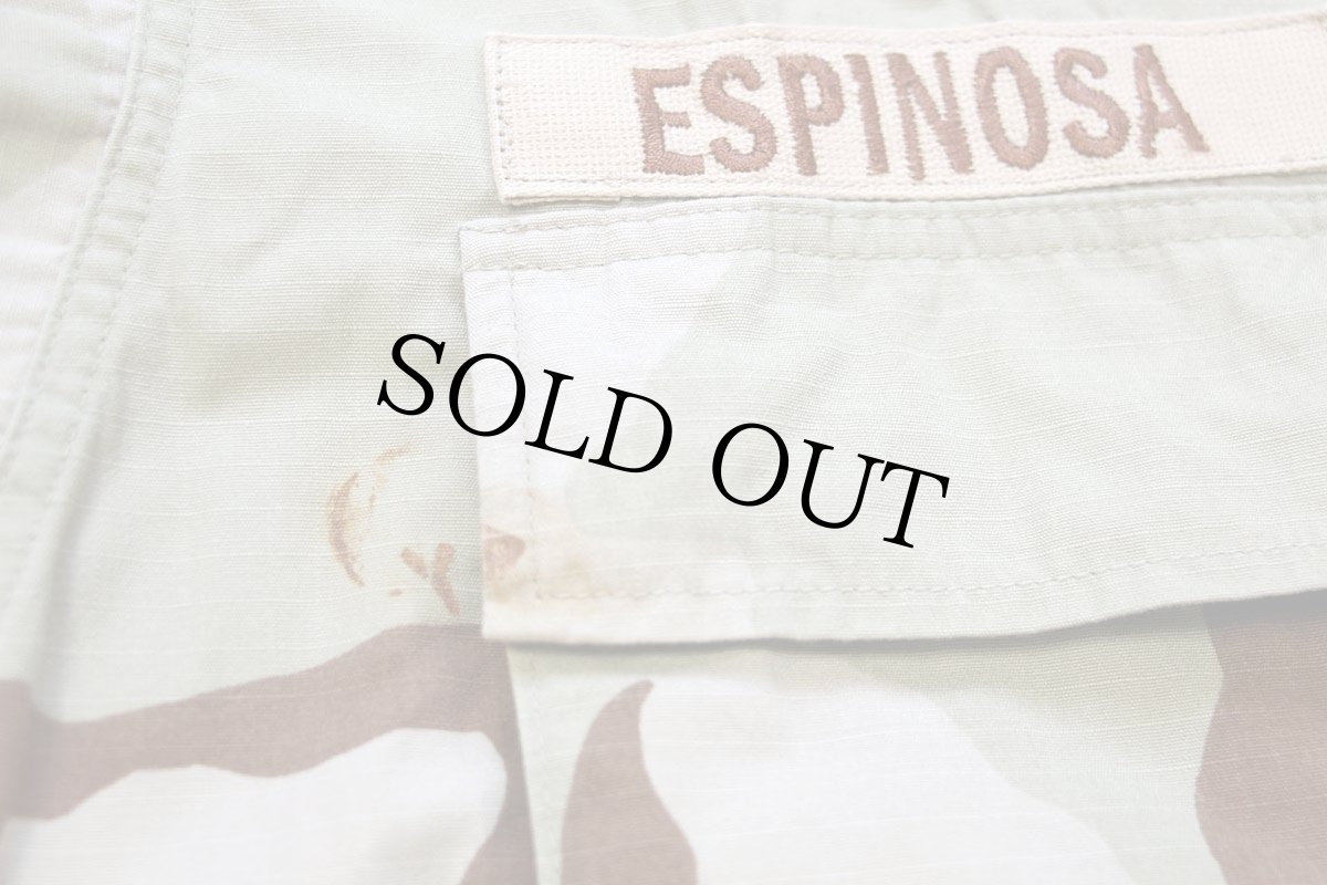 画像6: 90s 米軍 U.S.ARMY AIRBORNE パッチ付き デザートカモ BDU ジャケット S-S (6)