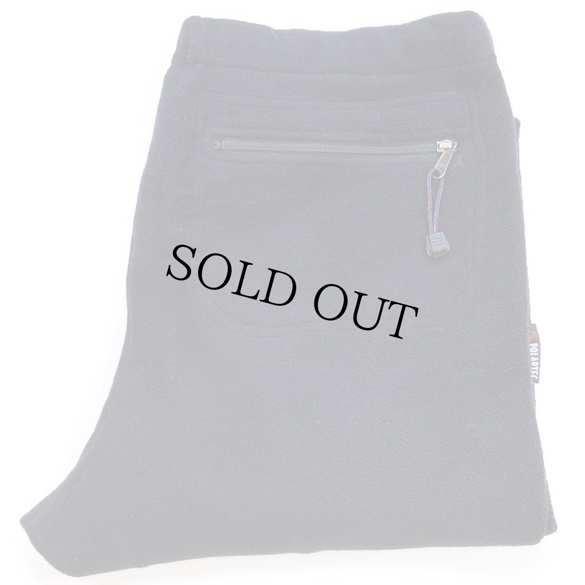 画像1: 90s USA製 EMS POLARTEC フリースパンツ 黒 L (1)