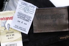 画像6: デッドストック★00s メキシコ製 Wranglerラングラー ブラック デニムパンツ W36 L29 (6)