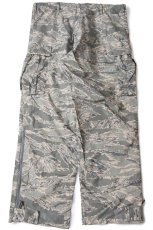 画像3: 00s 米軍 USAF APECS ABU デジタル タイガーカモ GORE-TEXゴアテックス ナイロン カーゴ オーバーパンツ L-L (3)