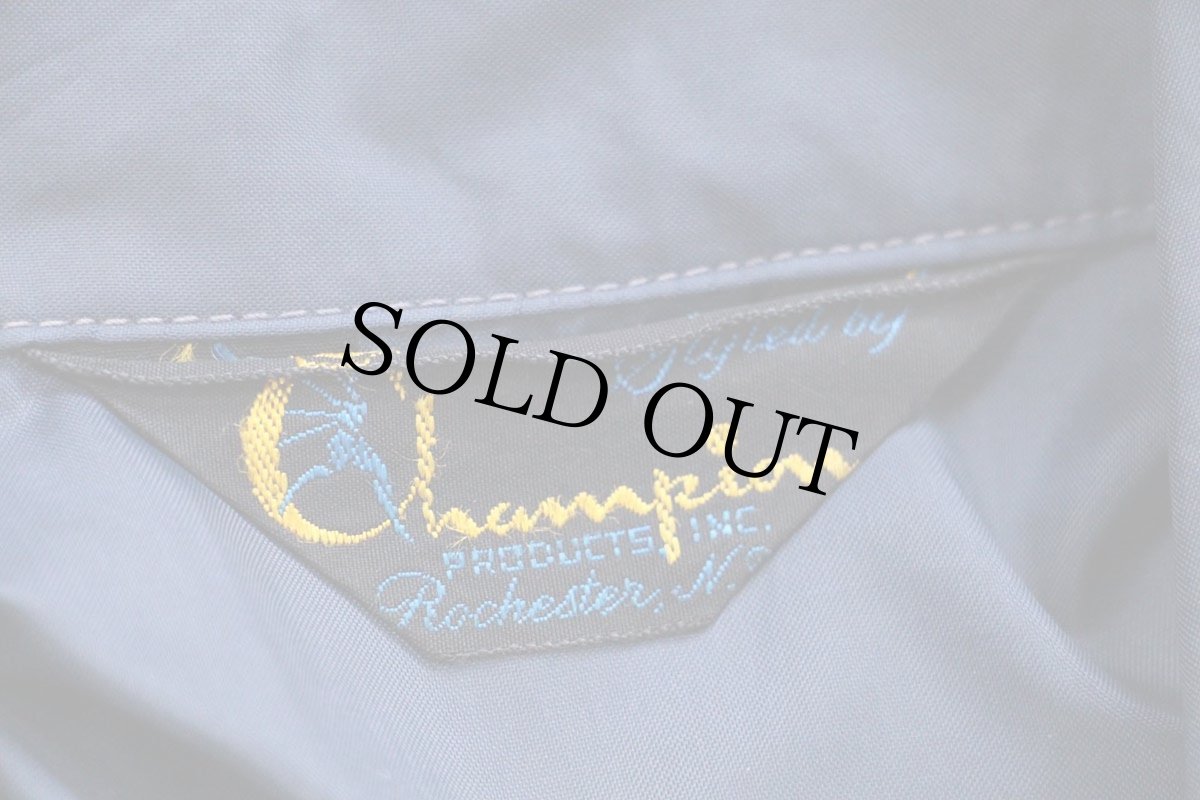 画像4: 70s Championチャンピオン ランタグ Hamm's Beer Bear マスコット ナイロン コーチジャケット 紺 (4)