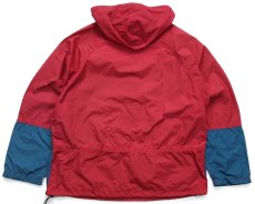 画像2: 90s L.L.Bean チロリアンテープ マルチカラー ナイロン アノラックパーカー W-M (2)
