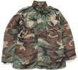 80s 米軍 U.S.ARMY ウッドランドカモ M-65 フィールドジャケット M-R