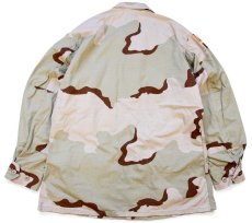 画像2: 90s 米軍 U.S.ARMY AIRBORNE パッチ付き デザートカモ BDU ジャケット L-R (2)