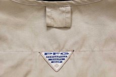画像4: 90s Columbiaコロンビア PFG ショート丈 フィッシングベスト グレーベージュ L (4)