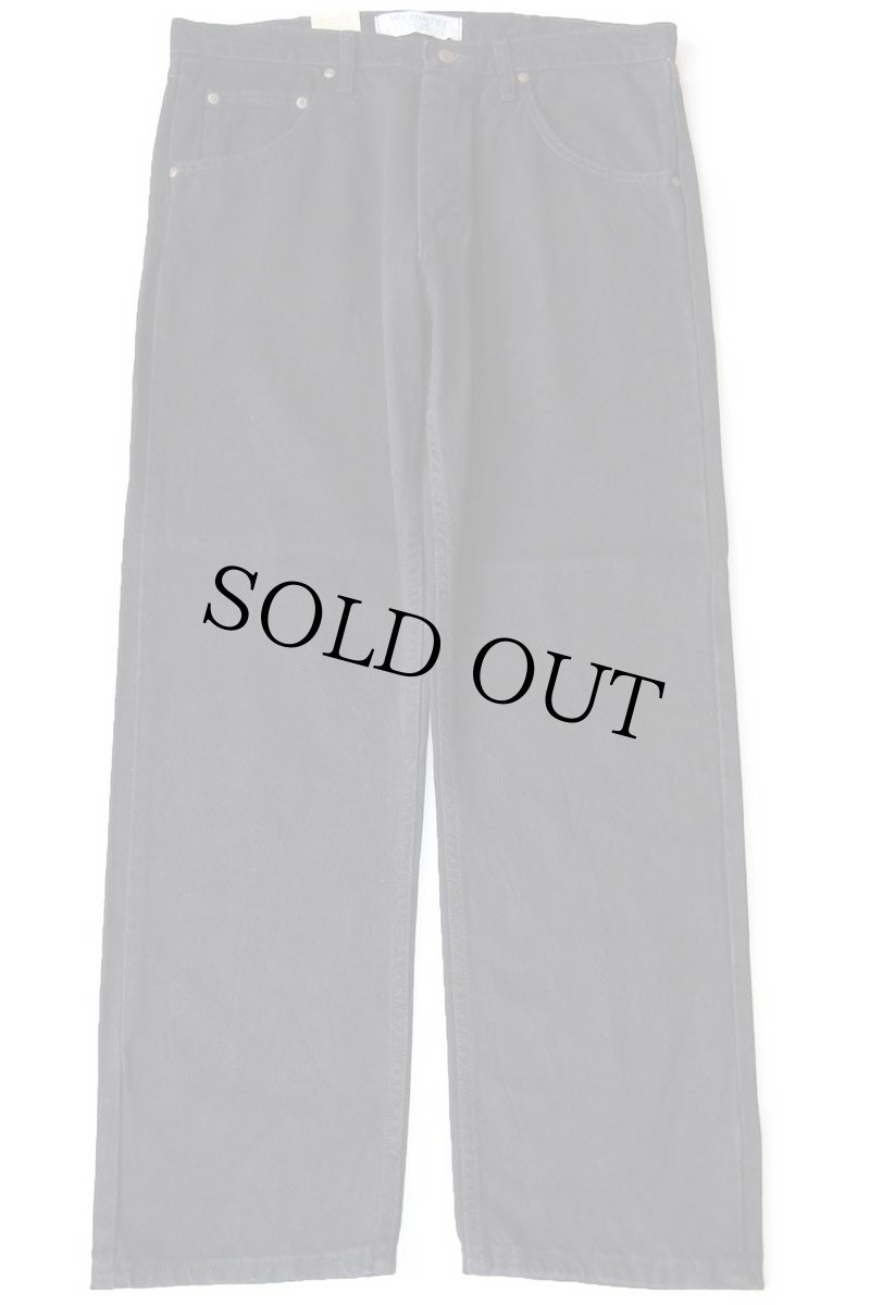 画像2: デッドストック★00s メキシコ製 Wranglerラングラー ブラック デニムパンツ W36 L29 (2)