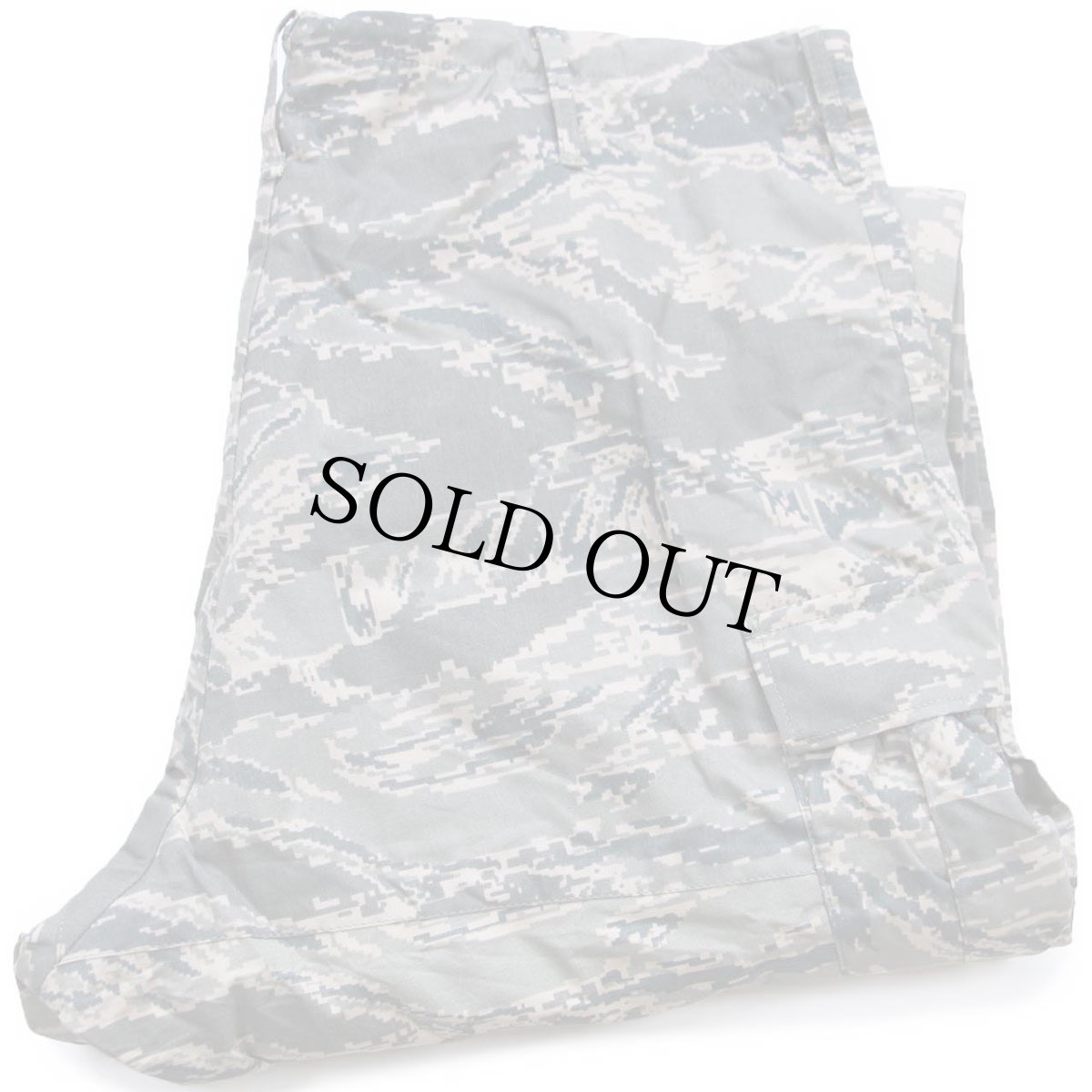 画像1: 00s 米軍 USAF APECS ABU デジタル タイガーカモ GORE-TEXゴアテックス ナイロン カーゴ オーバーパンツ L-L (1)