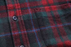 画像5: 70s USA製 PENDLETONペンドルトン タータンチェック ウールシャツ S (5)
