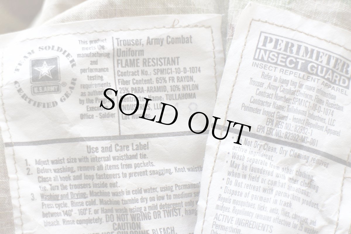 画像6: 10 米軍 U.S.ARMY OCP マルチカム ACU FR カーゴパンツ S-S★21 (6)