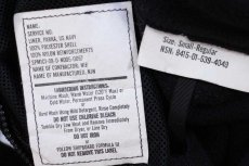 画像4: 00s 米軍 U.S.NAVY ECWCS GEN2 NWU ゴアテックスパーカー ライナー フリースジャケット 黒 S-R (4)