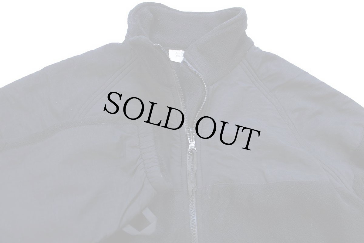 画像3: 00s 米軍 U.S.NAVY ECWCS GEN2 NWU ゴアテックスパーカー ライナー フリースジャケット 黒 S-R (3)