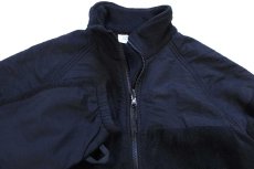 画像3: 00s 米軍 U.S.NAVY ECWCS GEN2 NWU ゴアテックスパーカー ライナー フリースジャケット 黒 S-R (3)