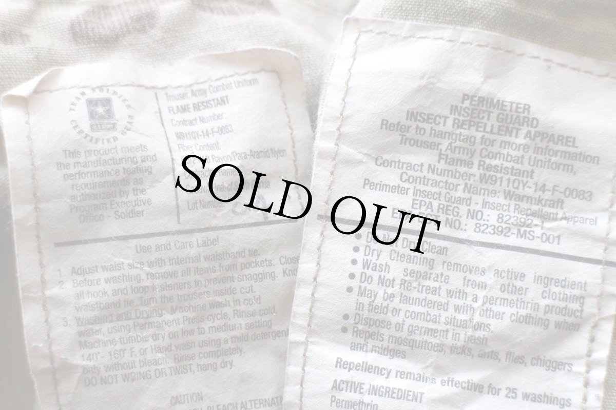 画像6: 14 米軍 U.S.ARMY OCP マルチカム ACU FR カーゴパンツ M-R★22 (6)