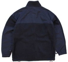 画像2: 00s 米軍 U.S.NAVY ECWCS GEN2 NWU ゴアテックスパーカー ライナー フリースジャケット 黒 S-R (2)