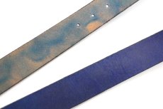 画像6: 新品★USA製 BRACKNEY LEATHER WORKS レザーベルト ブルー 34★BLUE (6)