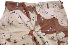 画像4: 80s 米軍 U.S.ARMY チョコチップ デザートカモ BDU カーゴパンツ L-L (4)