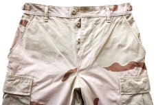 画像4: 90s 米軍 U.S.ARMY パッチ付き デザートカモ BDU カーゴパンツ S-L (4)