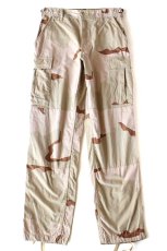 画像2: 90s 米軍 U.S.ARMY パッチ付き デザートカモ BDU カーゴパンツ S-L (2)