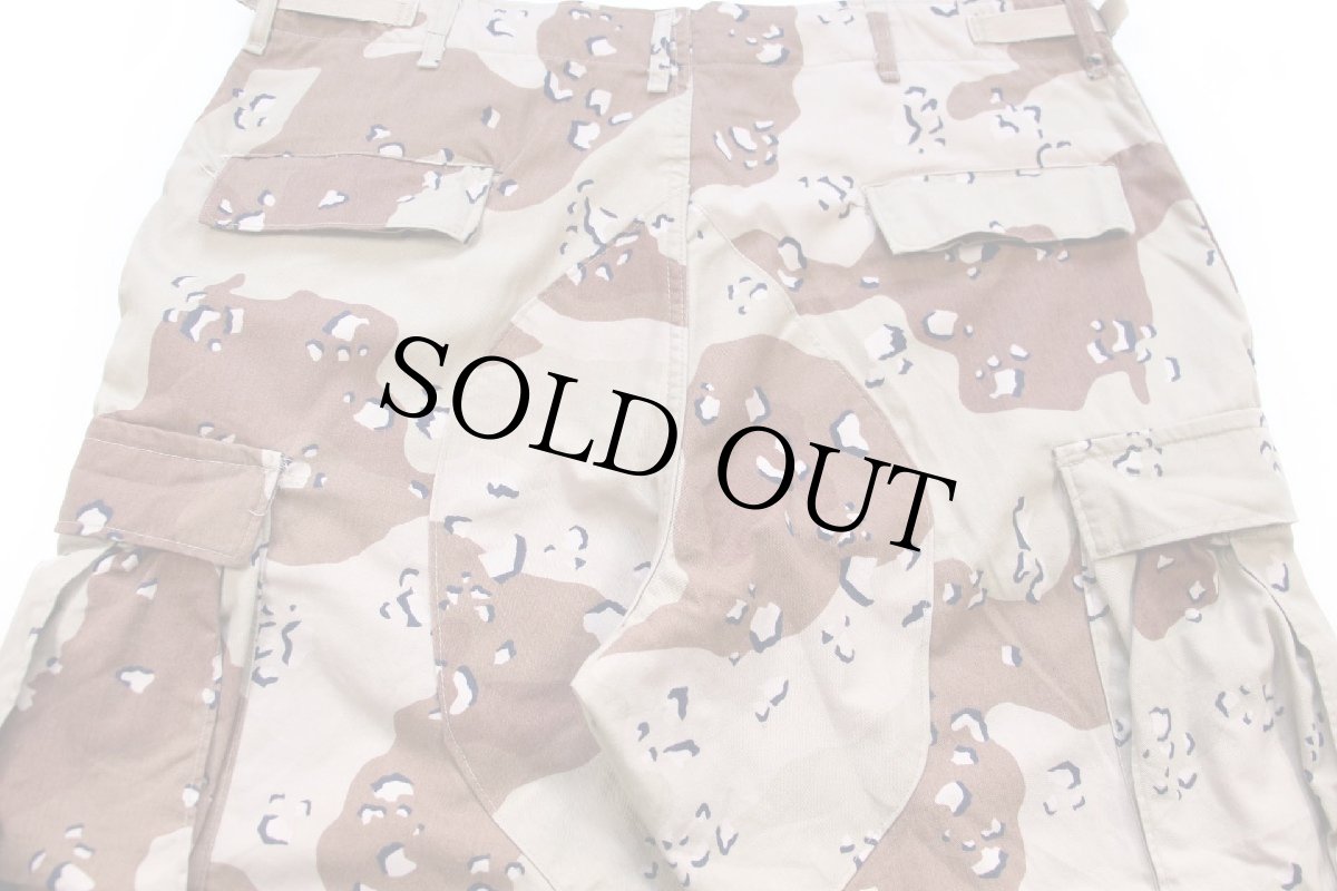 画像5: 80s 米軍 U.S.ARMY チョコチップ デザートカモ BDU カーゴパンツ L-L (5)