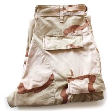 画像1: 90s 米軍 U.S.ARMY パッチ付き デザートカモ BDU カーゴパンツ S-L (1)