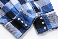 画像5: BIGMACビッグマック ブロックチェック コットン フランネル ウエスタンシャツ XLT (5)