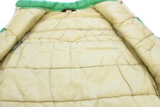 画像5: 70s Swingster ツートン ヨーク切り替え 中綿入り ナイロンベスト 黄緑×ベージュ M (5)