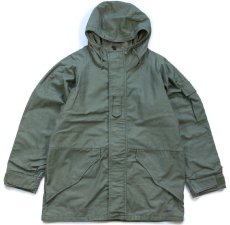 画像1: 90s USA製 ALPHAアルファ コールドウェザーパーカー オリーブグリーン M-R (1)