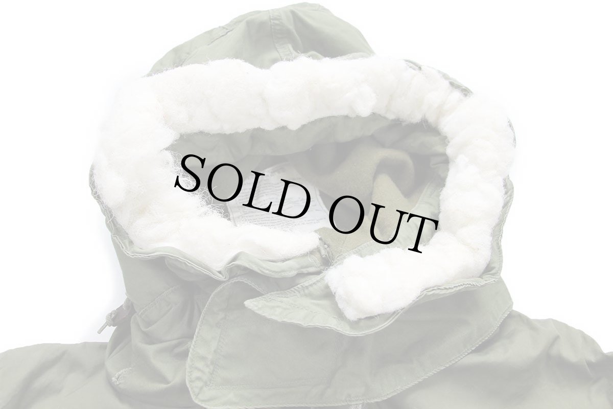 画像6: 70s 米軍 U.S.ARMY M-65 パーカー キルティングライナー&フード付き M-R★モッズコート フィッシュテール フルセット (6)