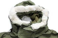 画像6: 70s 米軍 U.S.ARMY キルティングライナー&フード付き M-65 パーカー M-R★A モッズコート フィッシュテール フルセット (6)