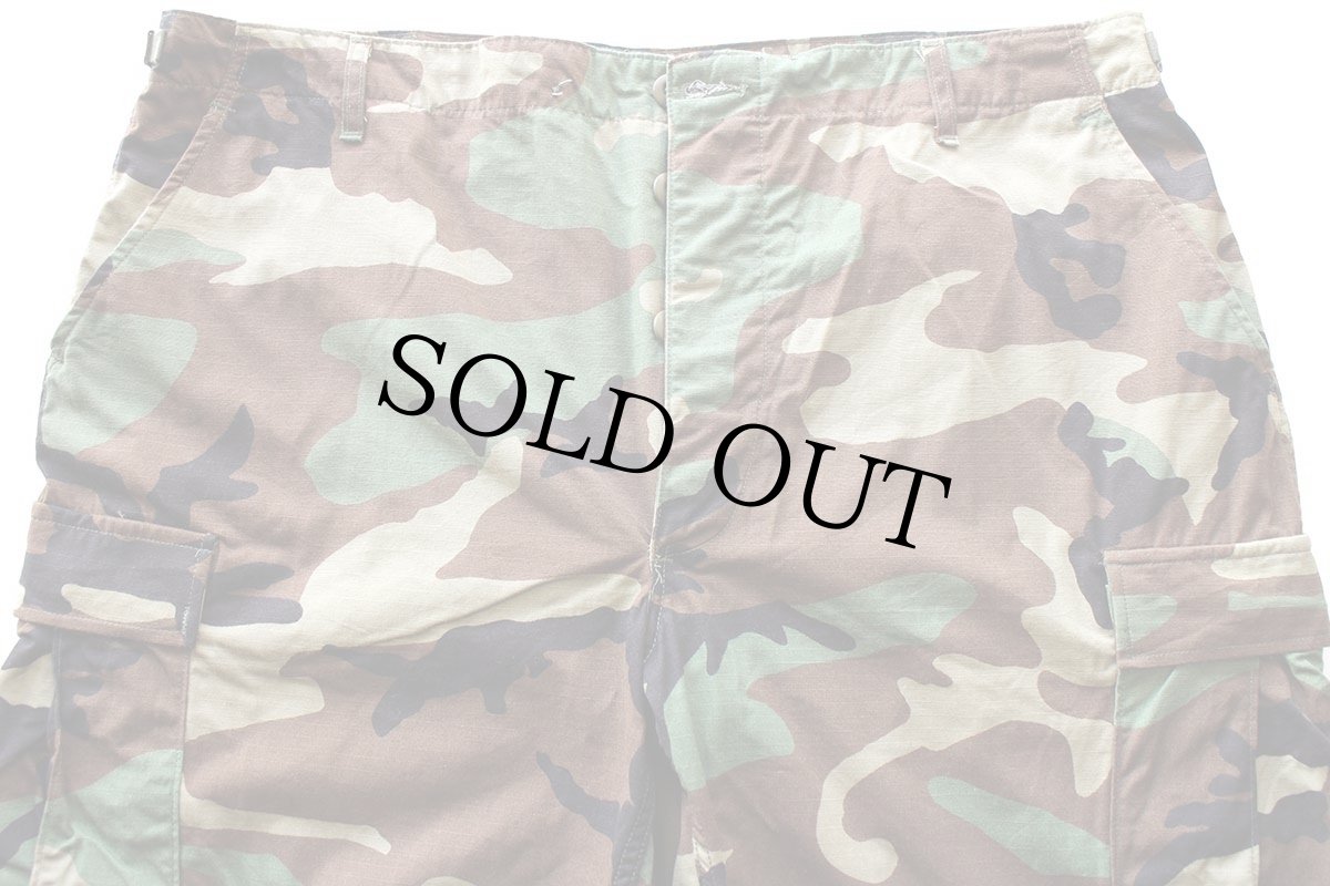 画像4: 00s 米軍 U.S.ARMY ウッドランドカモ BDU カーゴパンツ XL-R (4)