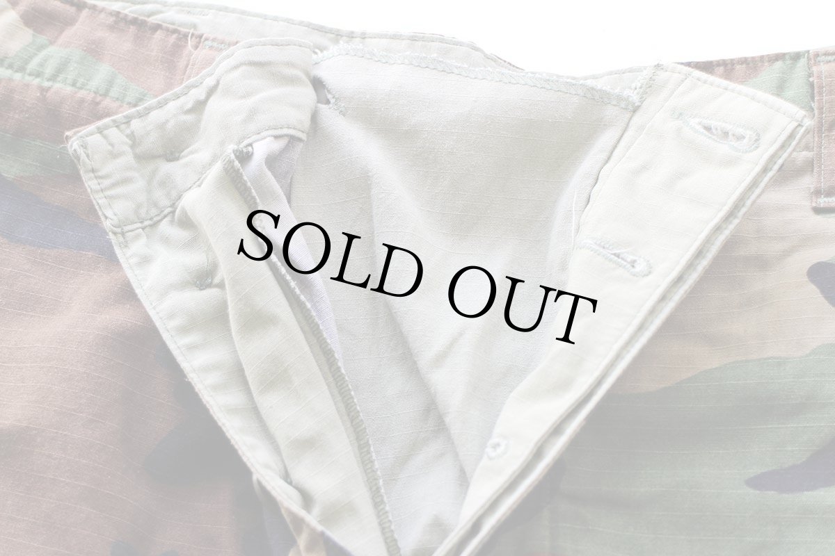 画像7: 90s 米軍 U.S.ARMY ウッドランドカモ BDU カーゴパンツ L-R (7)