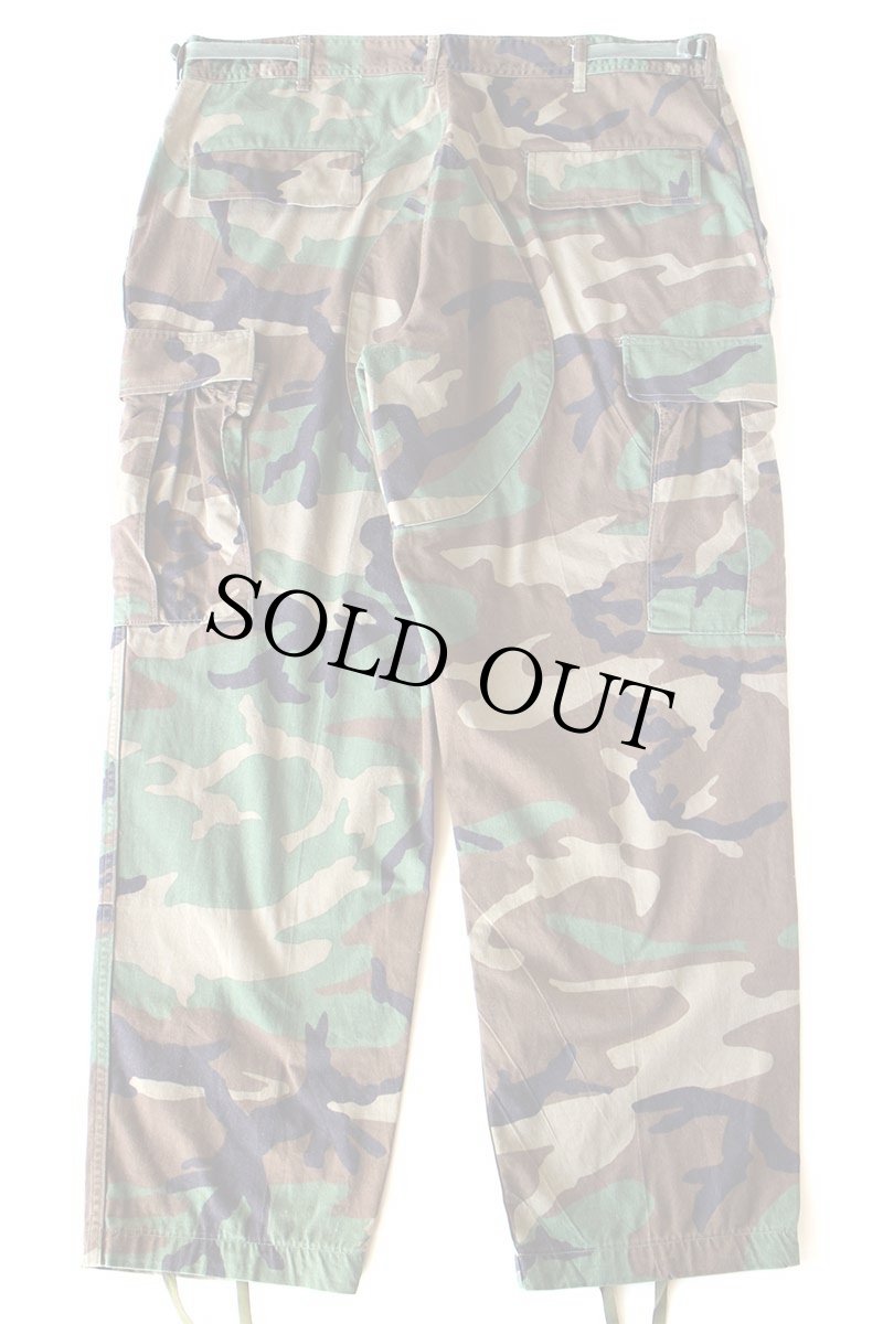 画像3: 90s 米軍 U.S.ARMY ウッドランドカモ BDU カーゴパンツ L-S (3)