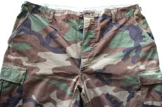 画像4: 80s 米軍 U.S.ARMY ウッドランドカモ BDU カーゴパンツ L-R★09 (4)