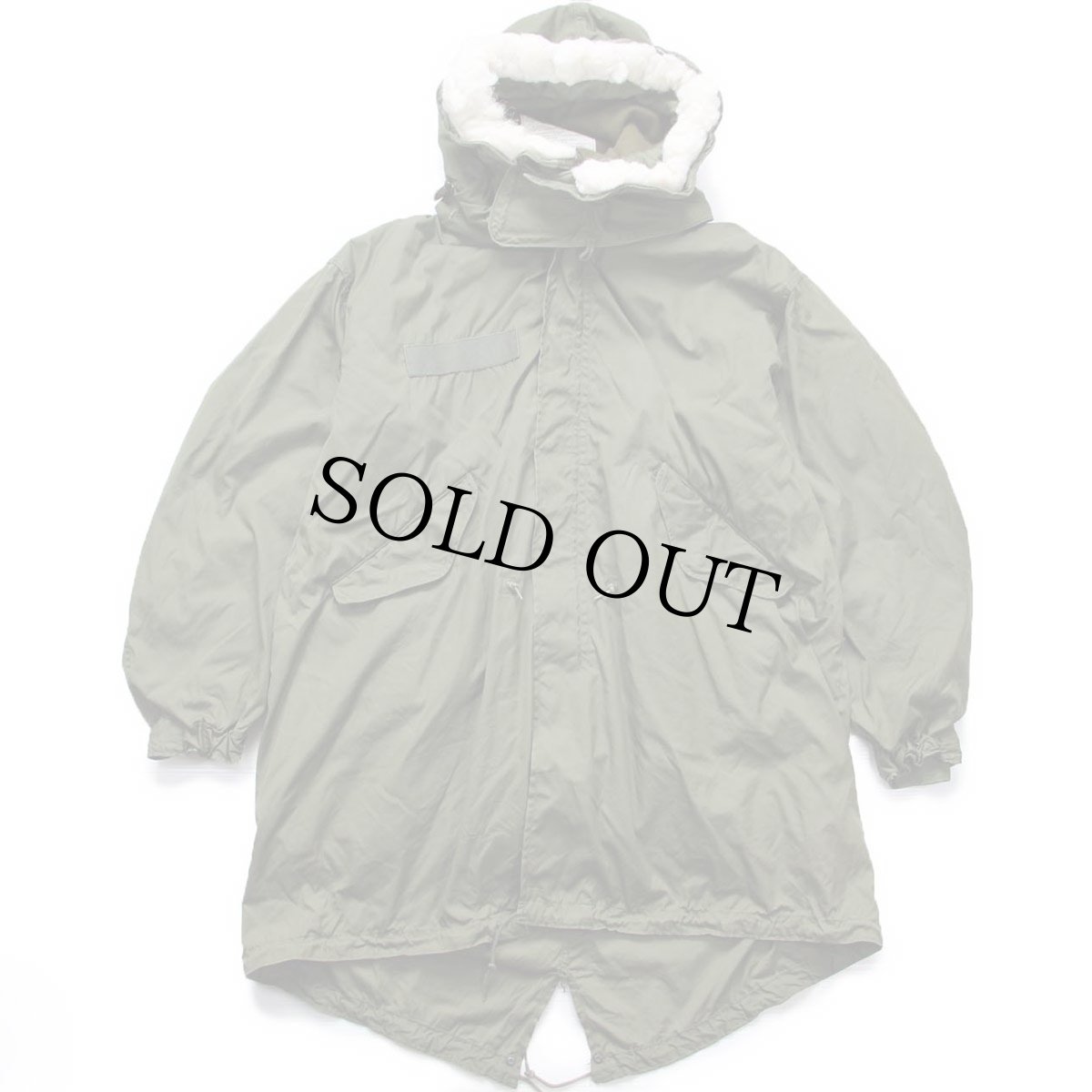 画像1: 70s 米軍 U.S.ARMY M-65 パーカー キルティングライナー&フード付き M-R★モッズコート フィッシュテール フルセット (1)