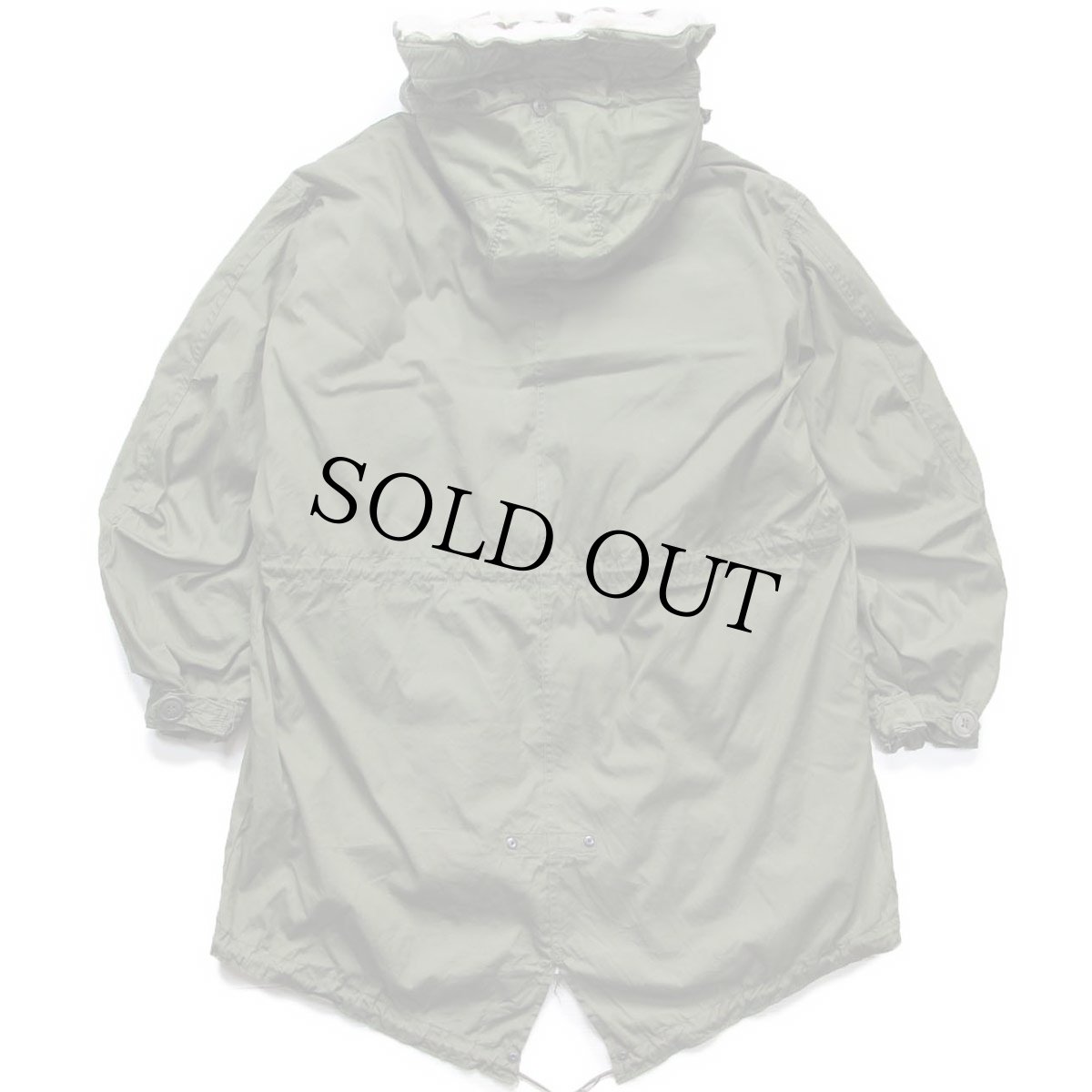 画像2: 70s 米軍 U.S.ARMY M-65 パーカー キルティングライナー&フード付き M-R★モッズコート フィッシュテール フルセット (2)