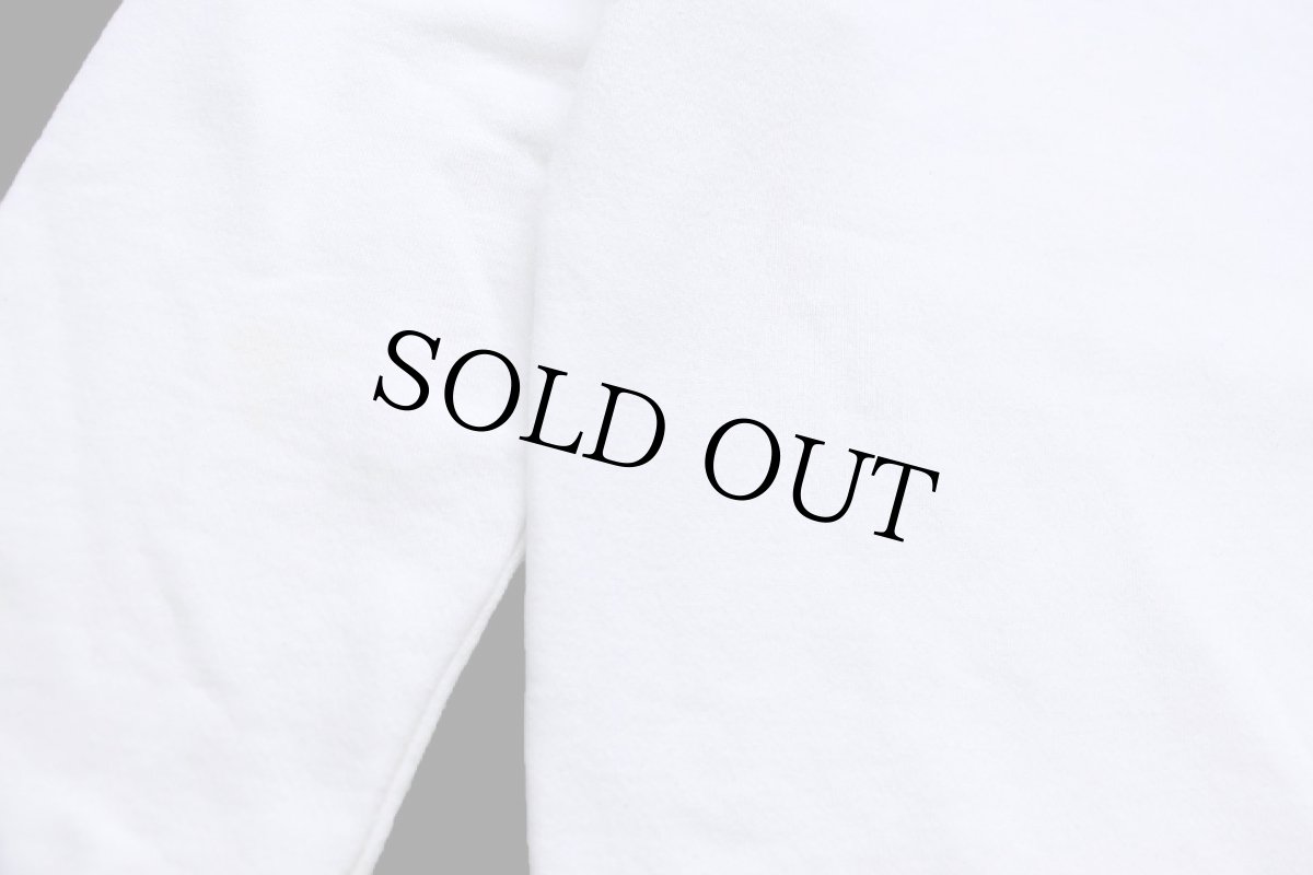 画像7: 90s USA製 Leeリー フィッシュ アップリケ&ハンドペイント アート スウェット 白 XXL★特大 (7)