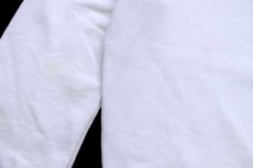 画像7: 90s USA製 Leeリー フィッシュ アップリケ&ハンドペイント アート スウェット 白 XXL★特大 (7)