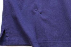 画像6: 90s ポロ ラルフローレン ワンポイント コットン ラガーシャツ ナス紺 XXL★特大 (6)