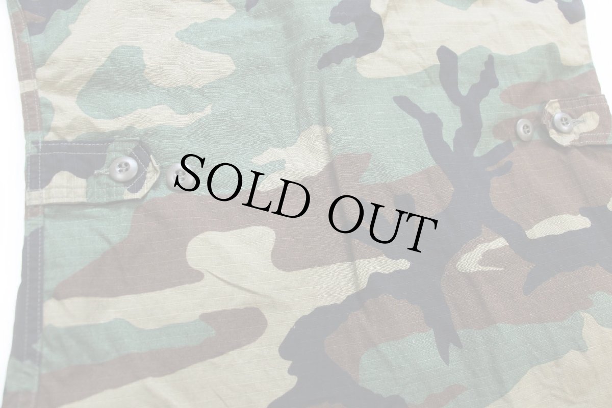 画像5: 90s 米軍 U.S.ARMY ウッドランドカモ BDU ジャケット XS-R (5)