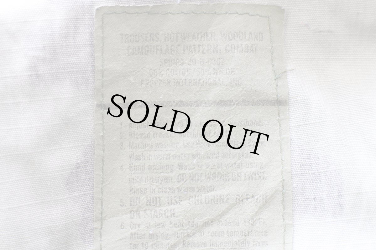 画像6: 00s 米軍 U.S.ARMY ウッドランドカモ BDU カーゴパンツ S-S★02 (6)