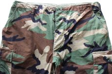 画像4: 90s 米軍 U.S.ARMY ウッドランドカモ BDU カーゴパンツ L-R★06 (4)